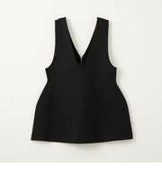 ＜EMMEL REFINES＞EM HW ペプラム 2WAY ジップ チュニック