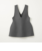 ＜EMMEL REFINES＞EM HW ペプラム 2WAY ジップ チュニック