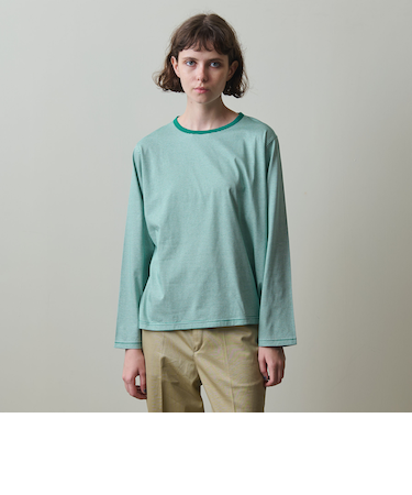 ＜Steven Alan＞ボーダー ロングスリーブ プルオーバー