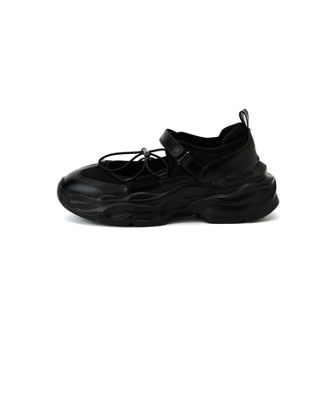 ＜SY＞レースアップベルクロ フラット50●↑