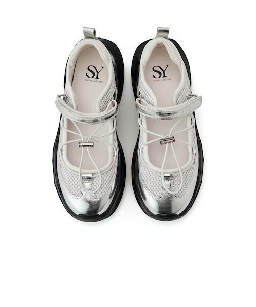 ＜SY＞レースアップベルクロ フラット50●↑