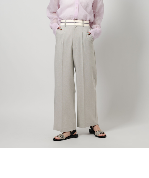 マーベルト ワイドストレートパンツ -ウォッシャブル-