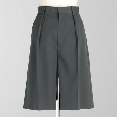 ＜LOEFF＞ウール ギャバ バミューダパンツ