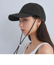 2WAY コード付き キャップ / CAP - UVカット -