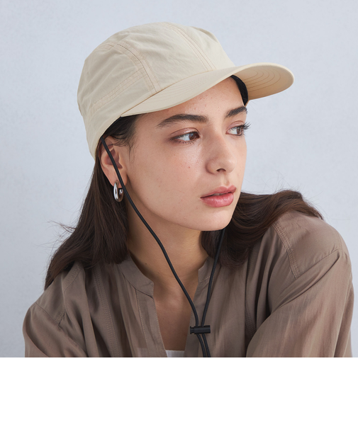 2WAY コード付き キャップ 2 / CAP - UVカット -