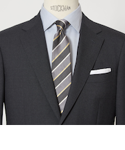 GLR シルク3 8.0cm ストライプ1 ネクタイ