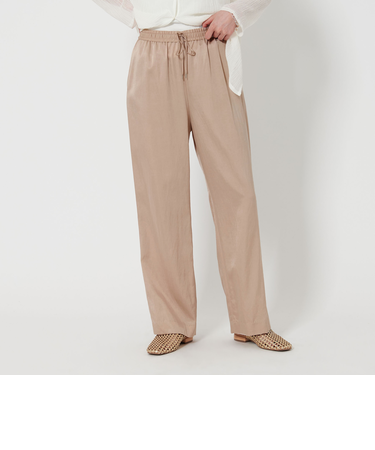 サテンドロースト ワイド パンツ 2