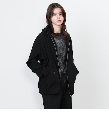 <ASTRAET>コットン ツイル ジップパーカー