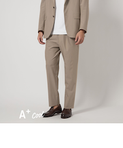 A+ COOL トロピカル リラックス 1P スラックス -ウォッシャブル・ストレッチ・接触冷感-