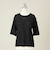 ＜conte＞クルーネック ニットTシャツ