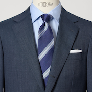 GLR シルク4 8.0cm ストライプ1 ネクタイ