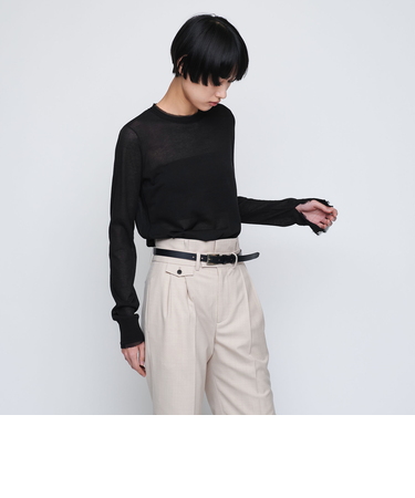 ＜AEWEN MATOPH＞シフォンコンビ プルオーバー