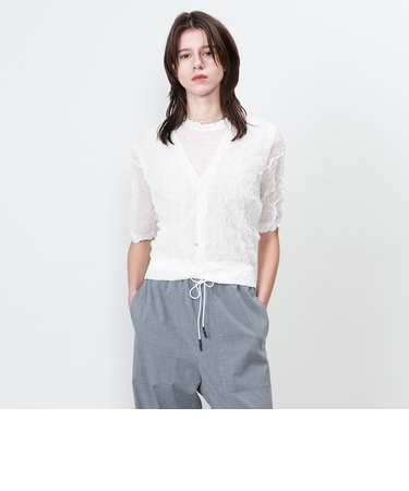 ＜ASTRAET＞16G リンクル Vネックベスト