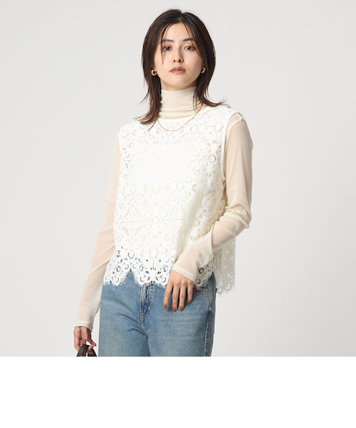 レース 2WAY ブラウス｜ユナイテッドアローズ アウトレットの