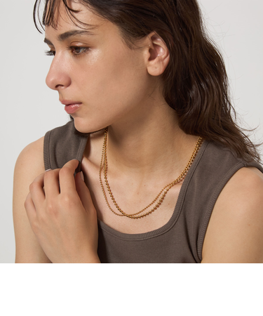 ボールチェーン 2WAY ネックレス