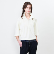 ＜ASTRAET＞ハーフジップ ハイネックカットソー