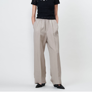 ＜ASTRAET＞バックスソギャザー イージーワイドパンツ