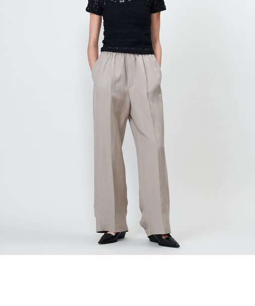 <ASTRAET>バックスソギャザー イージーワイドパンツ