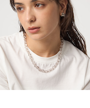 クリアパーツ ネックレス