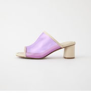 ＜EMMEL REFINES＞EM TPU クリア ミュール サンダル