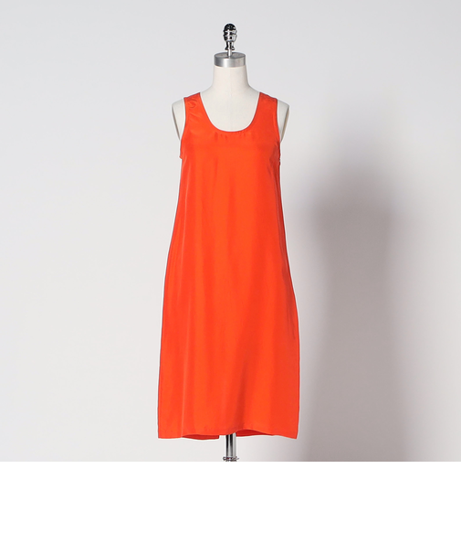 ＜LOEFF＞シルク ハブタエ タンクトップ ドレス