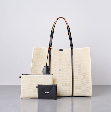<hALON> スクエア メッシュ トートバッグ Lサイズ