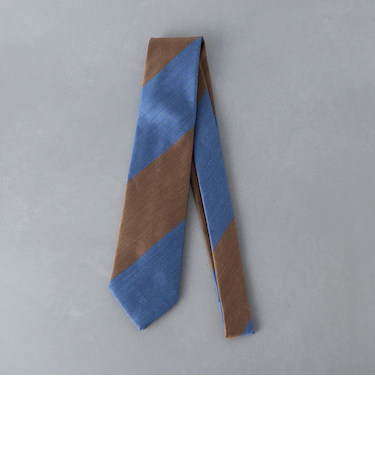 2カラー ワイド レジメンタル ネクタイ