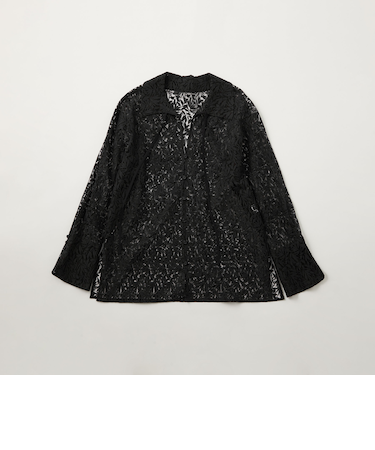 ＜EMMEL REFINES＞EM チュール レース シャツ