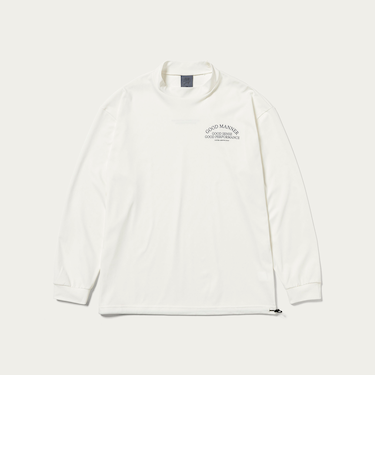 メンズ ワイド ハイネック ロングスリーブ