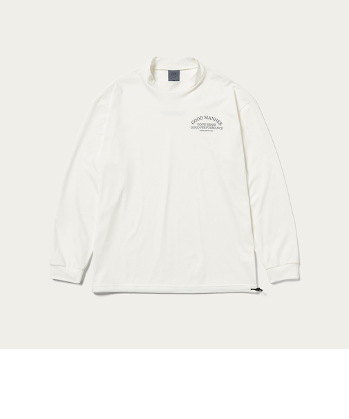 メンズ ワイド ハイネック ロングスリーブ