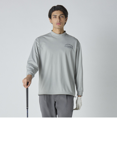 メンズ ワイド ハイネック ロングスリーブ