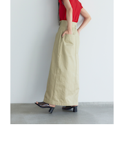 ＜EMMEL REFINES＞EM ハイウエスト インタック チノスカート