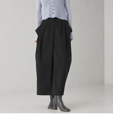 ＜EMMEL REFINES＞EMタック タフタジャージ スカート