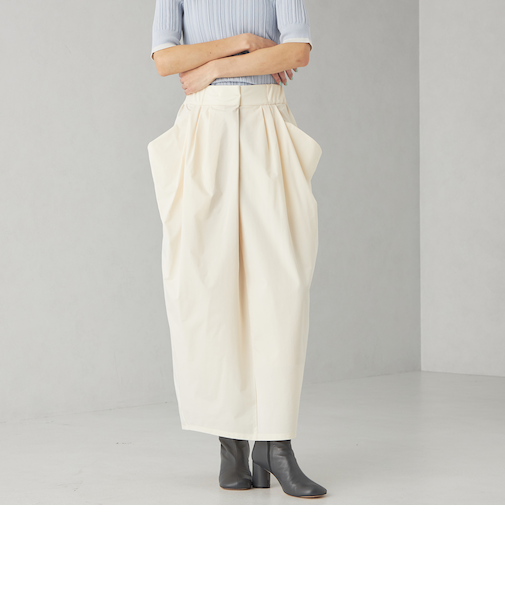 ＜EMMEL REFINES＞EMタック タフタジャージ スカート