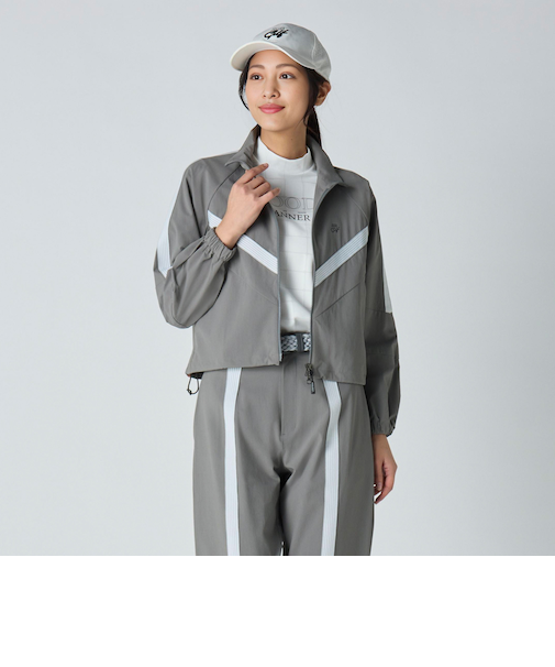 ウィメンズ 360° マスター ラインジップ トラックジャケット -撥水 ストレッチ-