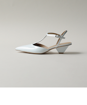 Tストラップブロックヒール パンプス40↑