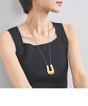 オーガニック Uシェイプ コードネックレス