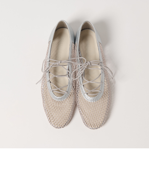 Nメッシュレースアップ フラット10↑