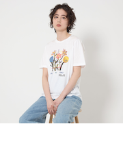 【別注】＜BAUM UND PFERDGARTEN＞フラワー Tシャツ-united LOVE project 2025