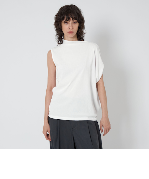 ＜ASTRAET＞テンジク アシンメトリー カットソー