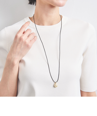 ビーンシェイプ コードネックレス