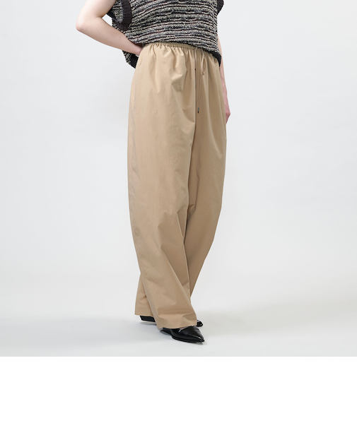 ＜ASTRAET＞ウエストゴム ワイド テーパードパンツ