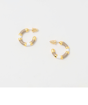 2トーン EPO フープピアス