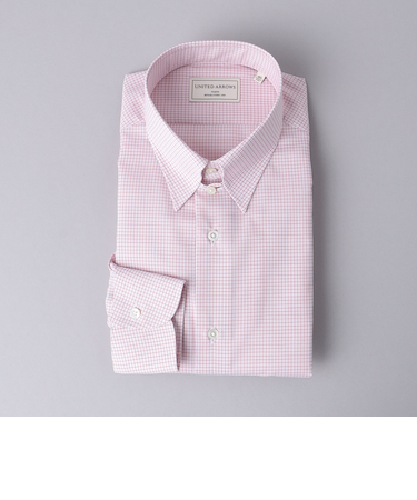 ALUMO/グラフチェック タブカラー シャツ