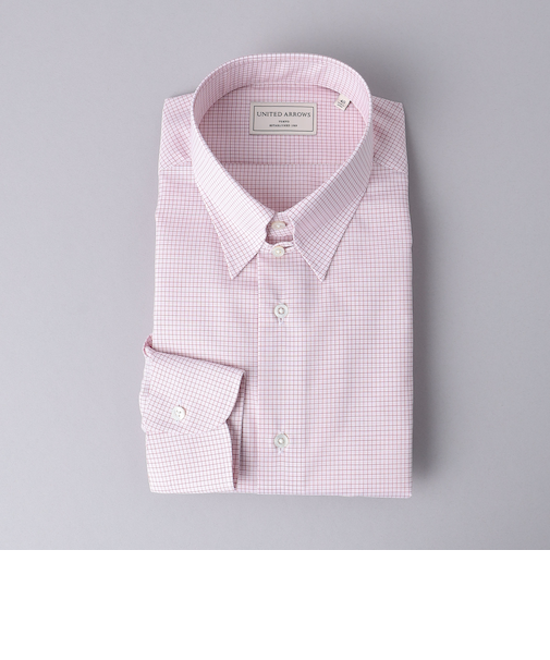 ALUMO/グラフチェック タブカラー シャツ