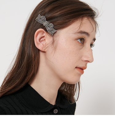 パヴェ BOW バレッタ