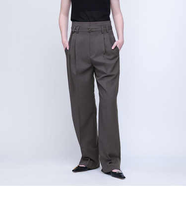 ＜AEWEN MATOPH＞ハイウエスト ベルトパンツ2