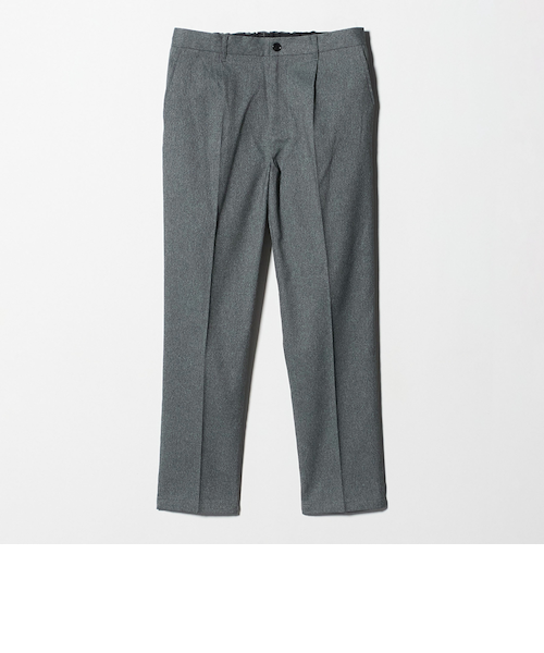 ウォッシャブルトロ 2プリーツ ワイド スラックス -ウォッシャブル
