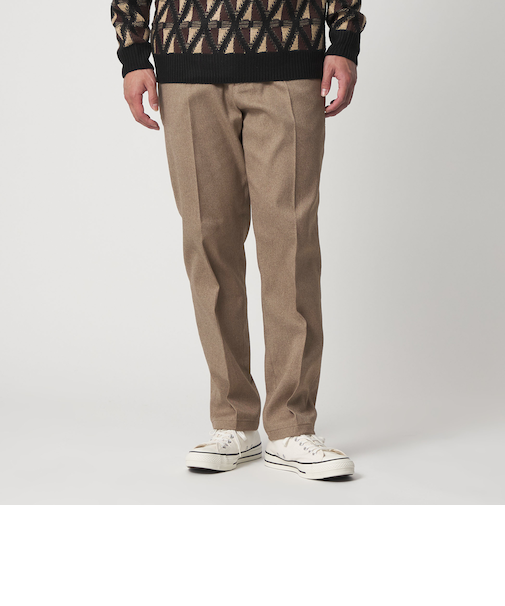 裏起毛 メランジ 1プリーツ イージーパンツ＜A DAY IN THE LIFE＞