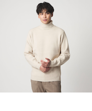 アンゴラミックス タートルネックニット＜A DAY IN THE LIFE＞
